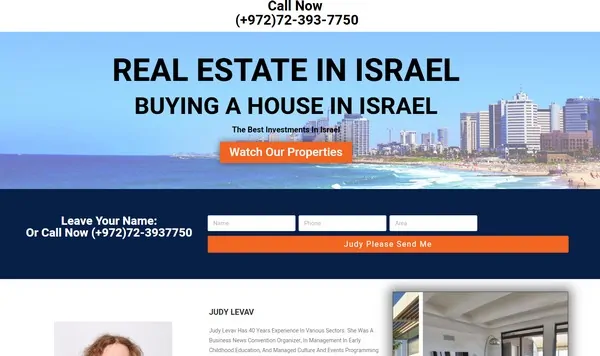 Read more about the article בניית אתר וקידום בשביל Real estate in Israel – נדל”ן בישראל
